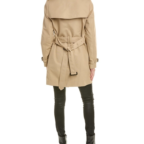 NWT Burberry Logo Fabric Trench US4 - Picture 2 of 16